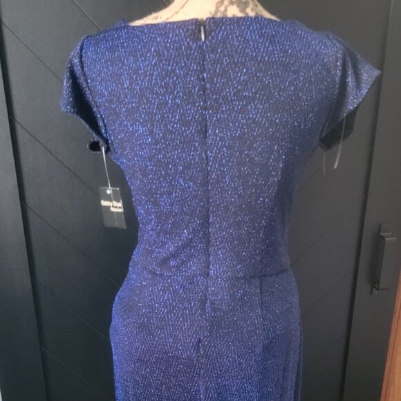 NWT Black/Blue evening dress size 12  Beautiful - Picture 2 of 4